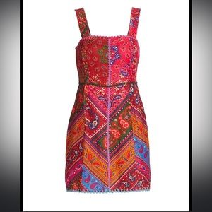 FARM Rio Bandana Mini Dress NWT